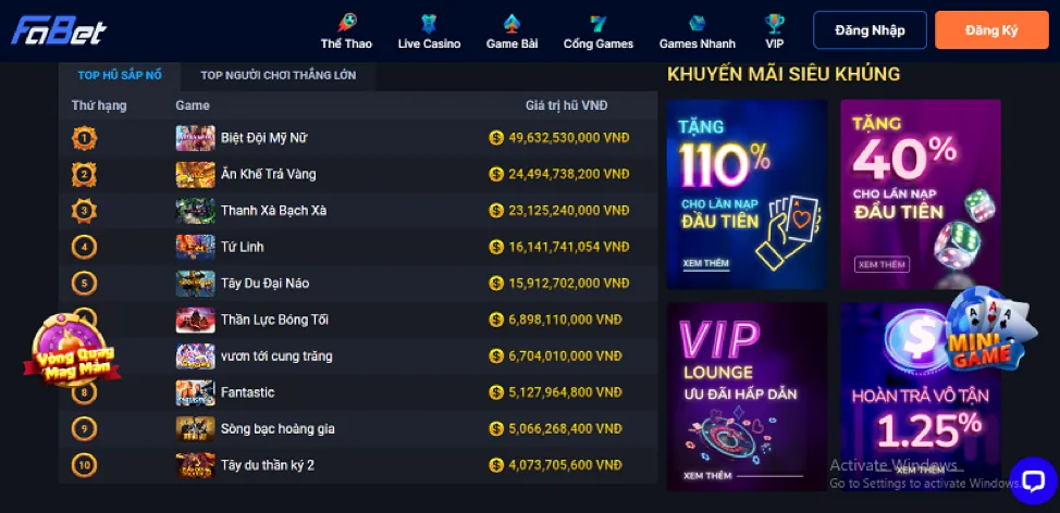 Hình ảnh hướng dẫn giải quyết vấn đề thường gặp tại 98win link hôm nay